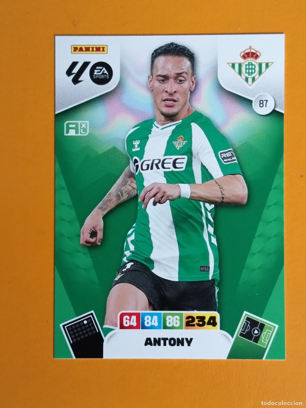 Coleccionismo deportivo: 87 ANTONY. REAL BETIS. ADRENALYN XL 2025-26