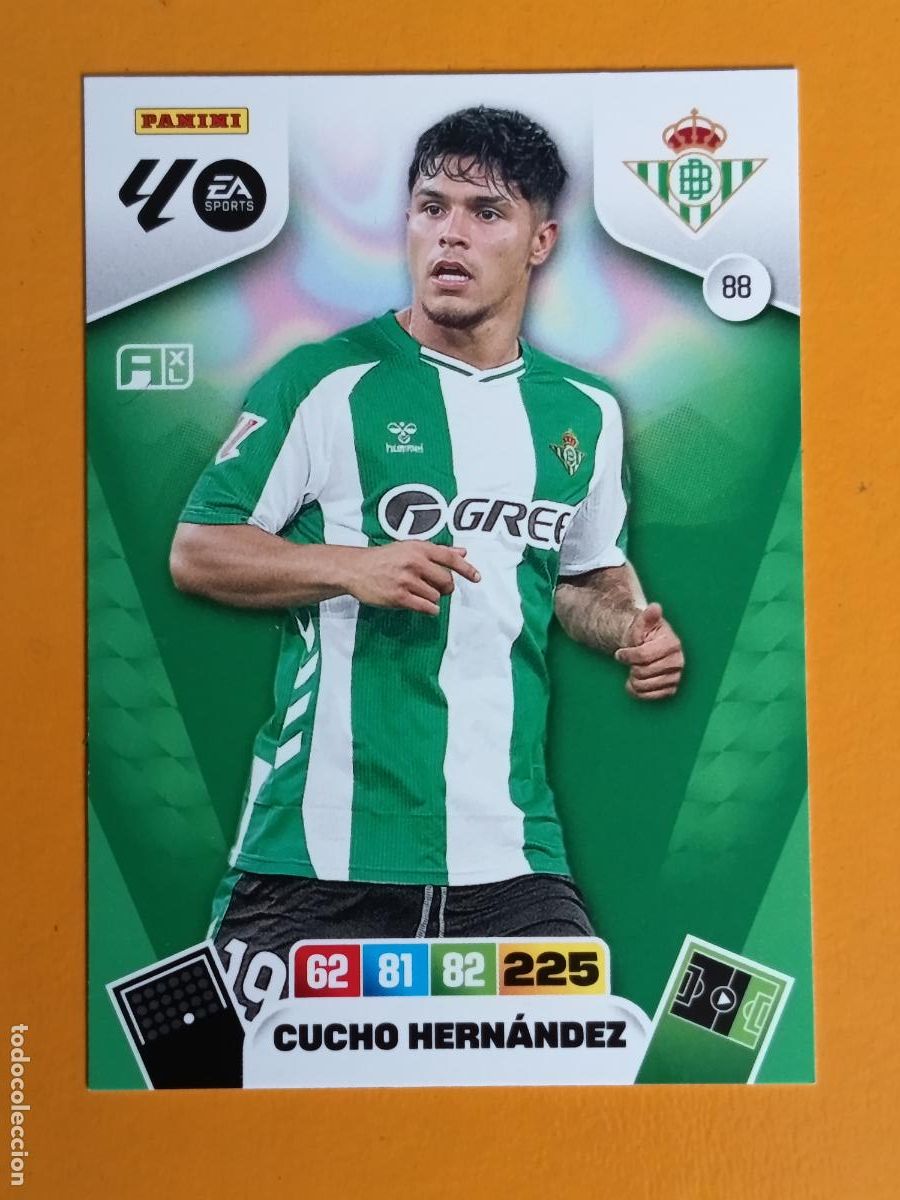 Coleccionismo deportivo: 88 CUCHO HERN&Aacute;NDEZ. REAL BETIS. ADRENALYN XL 2025-26