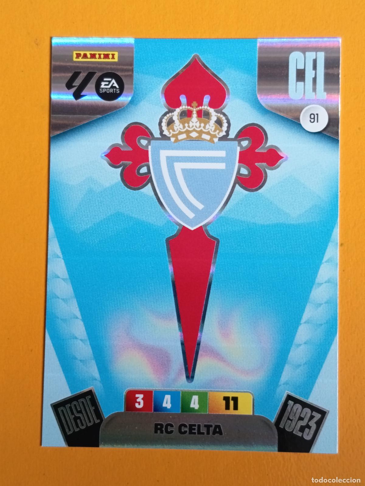 Coleccionismo deportivo: 91 ESCUDO REAL CELTA DE VIGO. ADRENALYN XL 2025-26