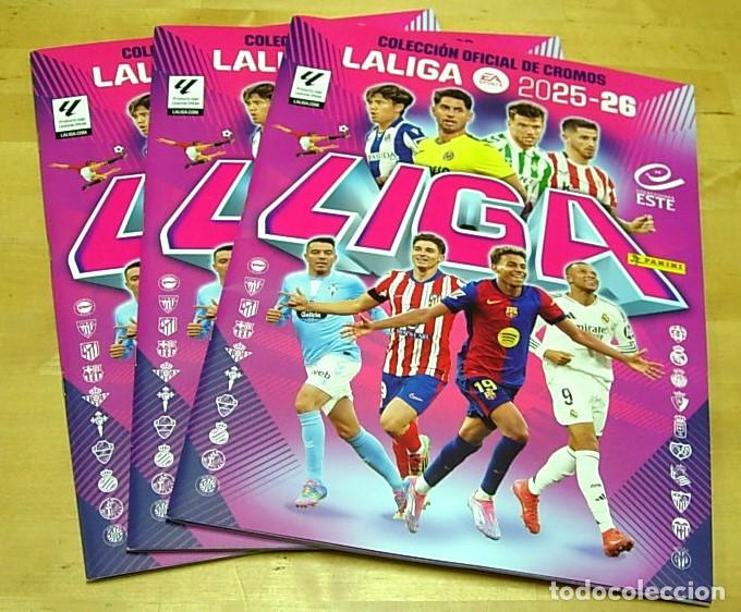 Coleccionismo deportivo: 3 x Album de Cromos LA LIGA 2025-26 Album Obsequio Este Panini publicado con 8 cromos de regalo