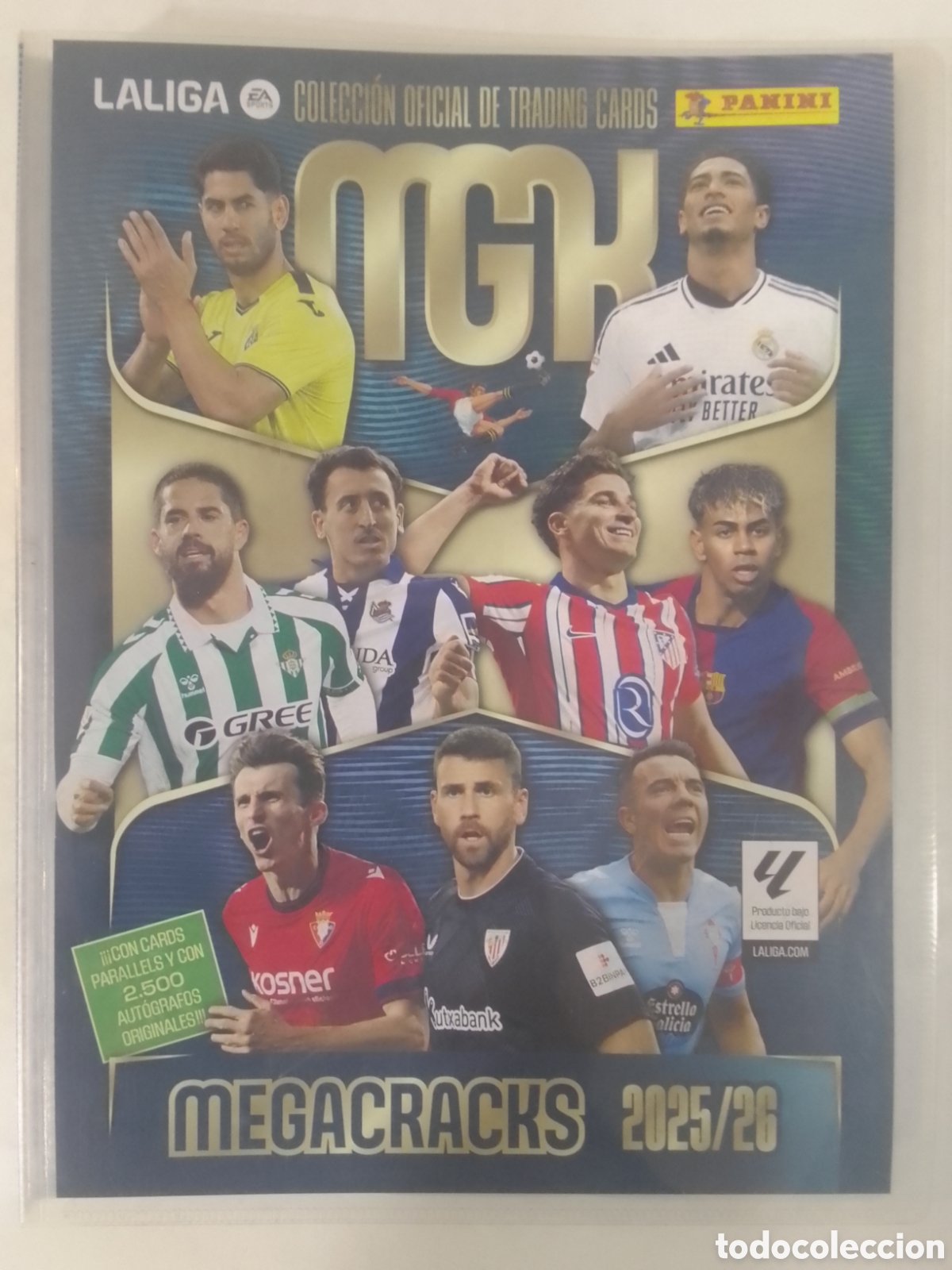 Coleccionismo deportivo: Archivador vac&iacute;o Megacracks 2025/26.