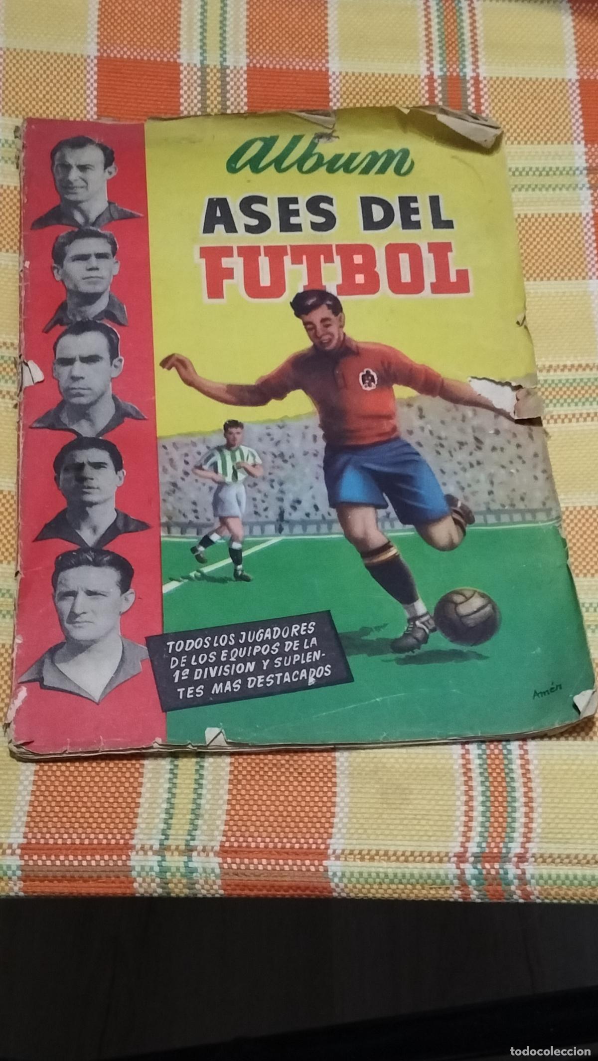 Coleccionismo deportivo: ANTIGUO ALBUN ASES DEL FUTBOL