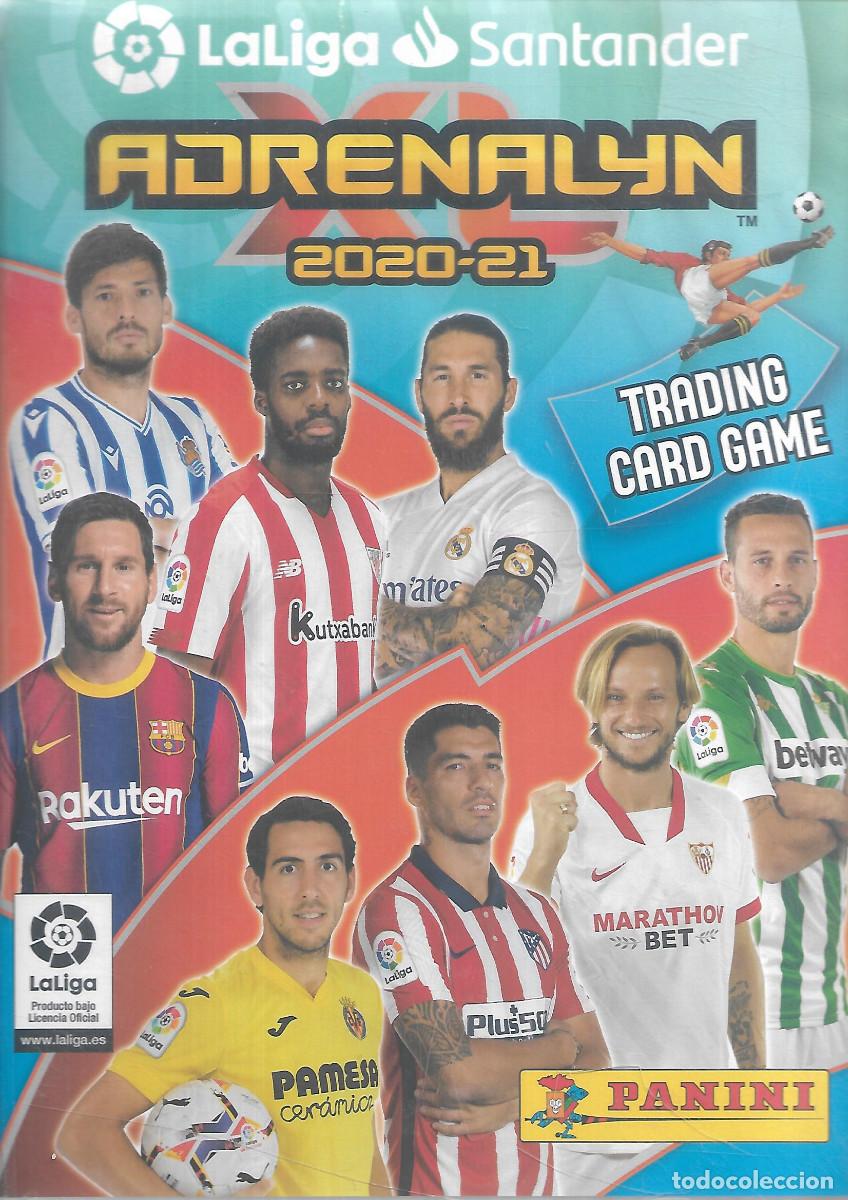 Coleccionismo deportivo: ALBUM ADRENALYN DE LA LIGA 2020-21 CON 555 FICHAS PERFECTO ESTADO