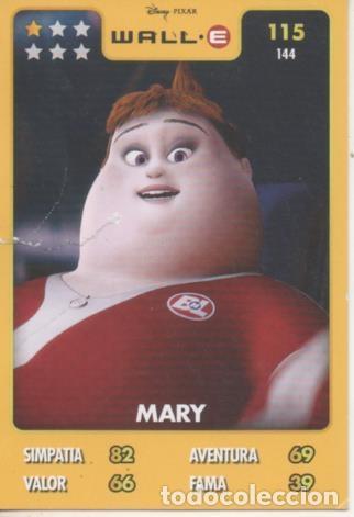 Collezionismo sportivo: Cromo E001386: Trading Cards. Disney. Pixar. Wall.E n&ordm; 115, Mary - Disney-Pixar