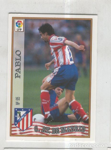 Sports collectibles: Cromo Liga 97/98: C.At.de Madrid numero 095: Pablo - Varios