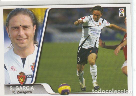 Coleccionismo deportivo: Cromo Liga 2007-2008: R.Zaragoza. numero 107: Sergio Garcia - Varios