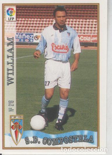 Sports collectibles: Cromo Liga 97/98: S.D.Compostela numero 218: William - Varios