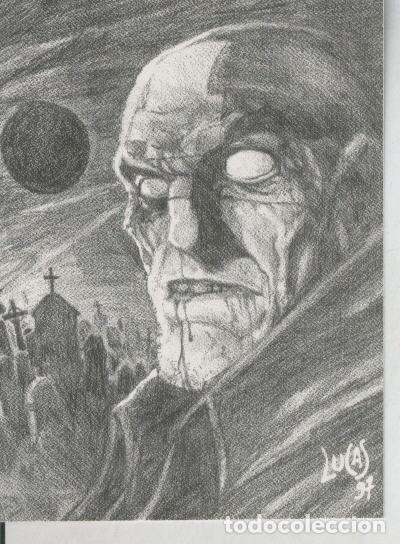 Colecionismo desportivo: Trading Cards: Cazador numero 30: Dibujo a lapiz - Varios