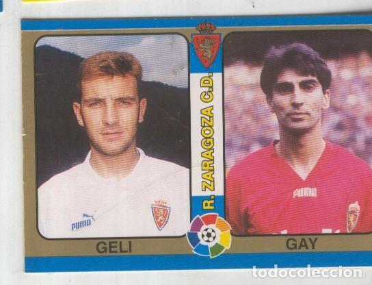 Sammelleidenschaft Sport: Cromos: Futbol Total Liga 95: R.Zaragoza C.D. numero 022: Geli y Gay - Varios