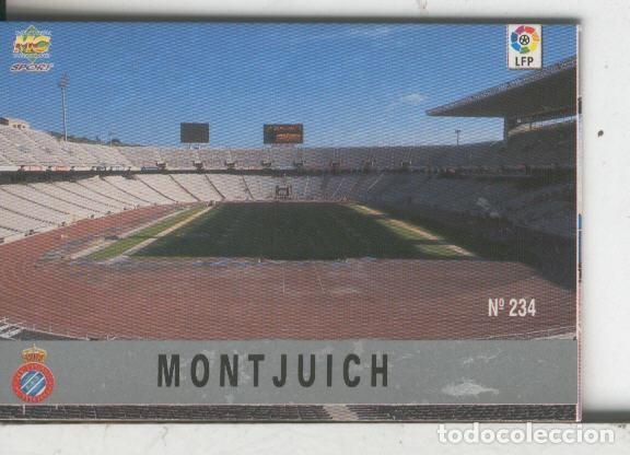 Sports collectibles: Cromos: Las Fichas de la liga 97-98: R.C.D.Espanyol numero 234: Montjuich - Varios