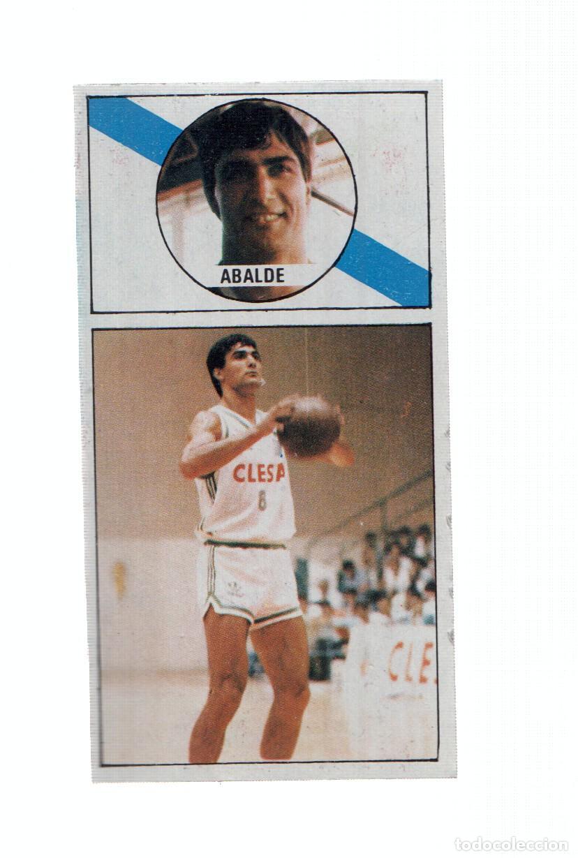 Coleccionismo deportivo: Cromo: Baloncesto 1986-1987: numero 060: Abalde del Clesa Ferrol