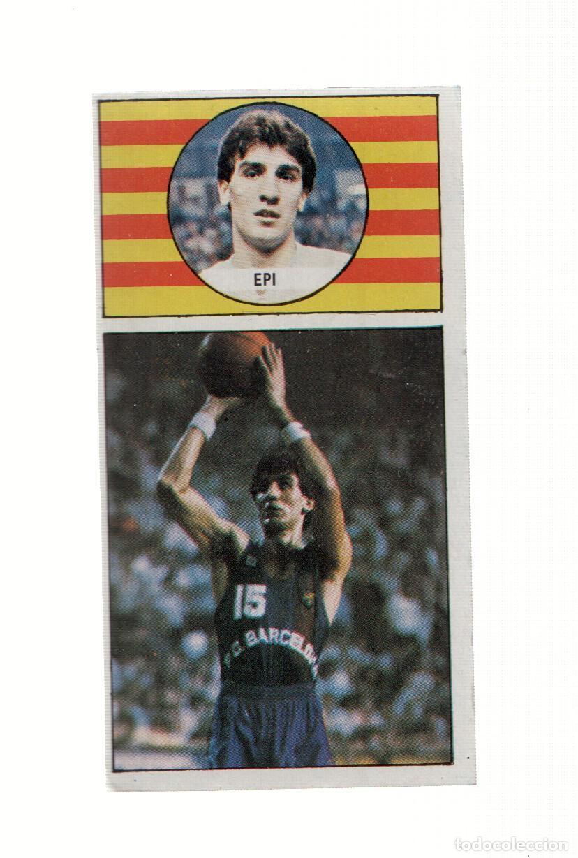 Coleccionismo deportivo: Cromo: Baloncesto 1986-1987: numero 06: Epi del Barcelona