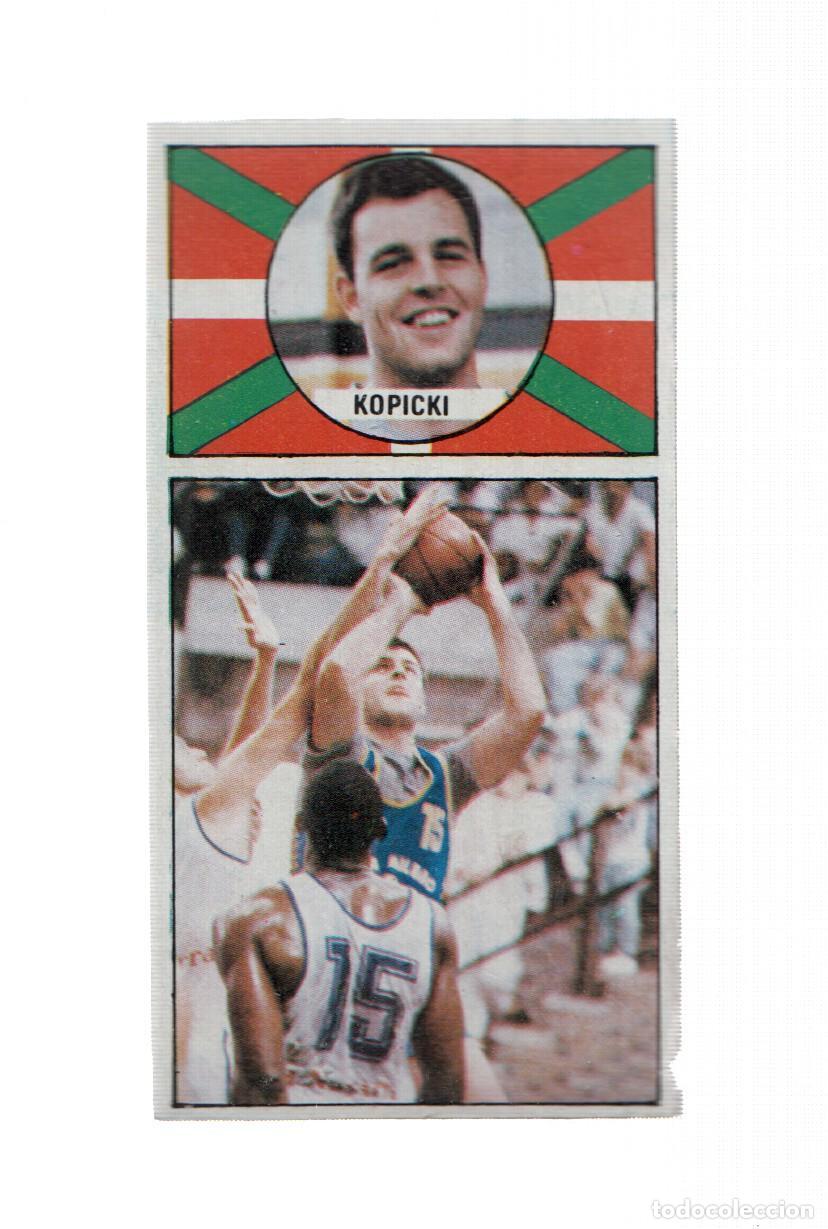 Coleccionismo deportivo: Cromo: Baloncesto 1986-1987: numero 014: Kopicki del Caja Bilbao