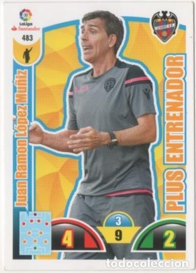 Colecionismo desportivo: Cromo E00923: Album 2-Trading Car Game 2017-18, J. Ram&oacute;n L&oacute;pez Mu&ntilde;iz-PLUS ENTRENADOR: Levante U.D -