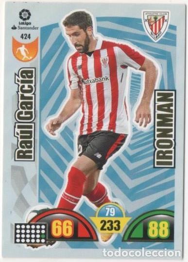 Colecionismo desportivo: Cromo E00889: Album 2-Trading Car Game 2017-18, Ra&uacute; Garc&iacute;a-IRONMAN: At. De Bilbao. Medio - LFP
