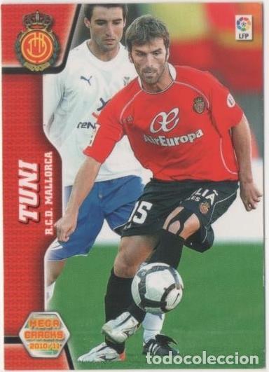 Colecionismo desportivo: Cromo E00474: Album 2-Mega Cracks 2010-11, Tuni: R.C.D. Mallorca. Medio - LFP