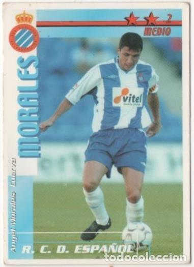 Colecionismo desportivo: Cromo E00106: Fichas de la Liga 2003, Morales: R.C.D. Espa&ntilde;ol. Medio - LFP