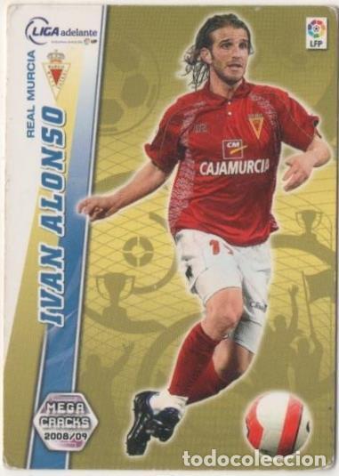 Coleccionismo deportivo: Cromo E00544: Album 2- Mega Cracks 2008-09, Iv&aacute;n Alonso: Real Murcia. Delantero - LFP
