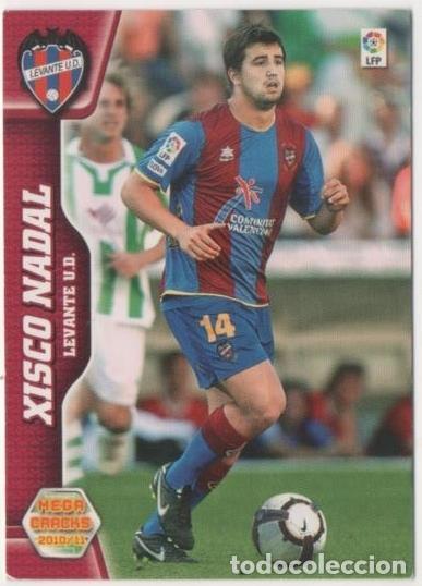 Collectionnisme sportif: Cromo E00499: Album 2-Mega Cracks 2010-11, Xisco Nadal: Levante U.D. Delantero - LFP