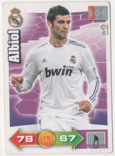 Collectionnisme sportif: Cromo E00451: Album 1-Trading Car Game 2010-11, Albiol: Real Madrid. Defensa - LFP