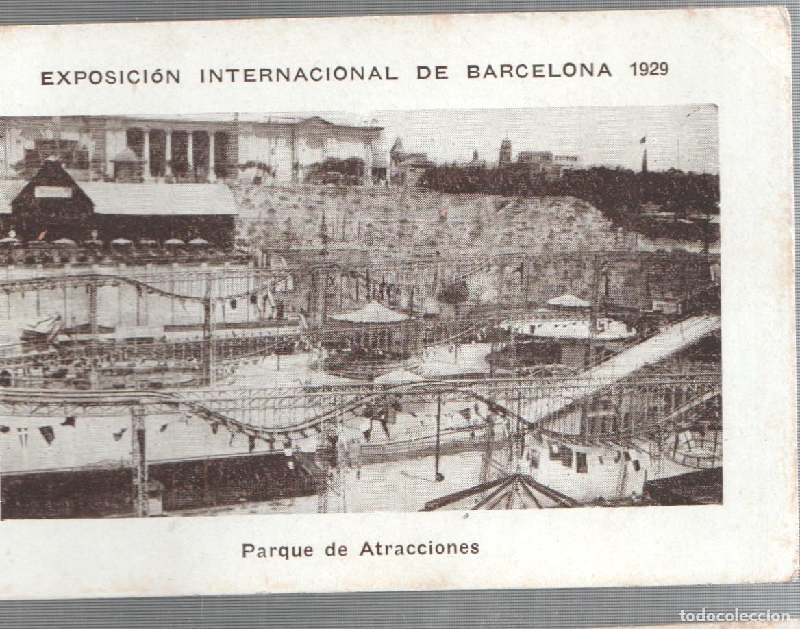 Colecionismo desportivo: Cromo numero 34: Exposicion Internacional de Barcelona 1929: Parque de atracciones - Varios