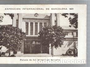 Colecionismo desportivo: Cromo numero 14: Exposicion Internacional de Barcelona 1929: Palacio de construcciones navales - Var
