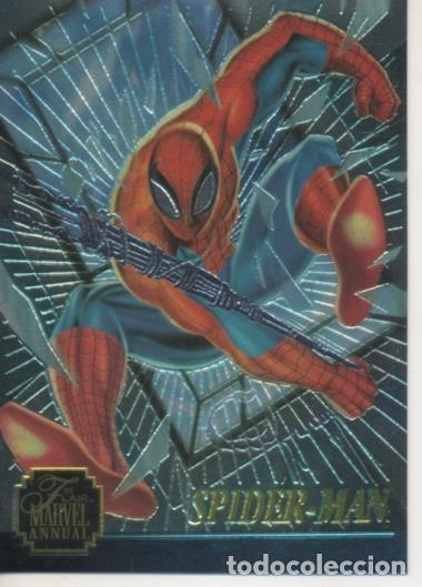 Colecionismo desportivo: Cromo E002237: Trading Cards. '95 Flair Marvel Annual. Spider-Man - Jim Balent