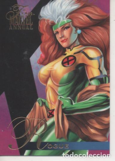 Coleccionismo deportivo: Cromo E002254: Trading Cards. '95 Flair Marvel Annual n&ordm; 42. Rogue - Varios