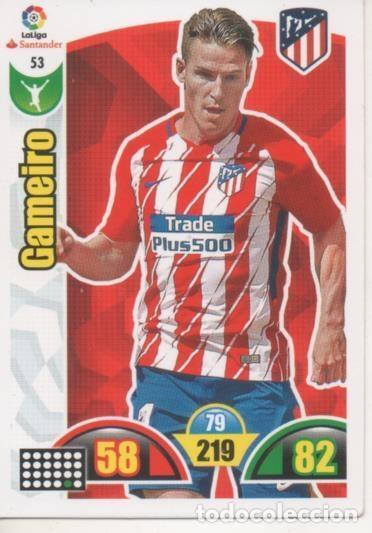 Coleccionismo deportivo: Cromo E002869: Trade Card Game Adrenalyn. Liga 2017-18, Gameiro. C.A. de Madrid - LFP