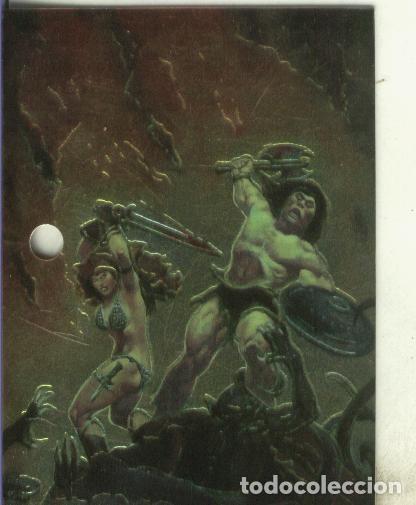 Coleccionismo deportivo: Cromo: Conan II numero 32, agujero taladro, edicion inglesa - Varios