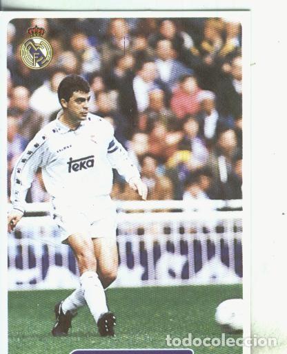 Colecionismo desportivo: Cromos: Las fichas de la liga 95/96-Madrid: Sanchis - Varios