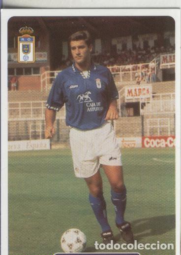 Colecionismo desportivo: Cromos: Las fichas de la liga 95/96-Oviedo: Paco Sanz - Varios