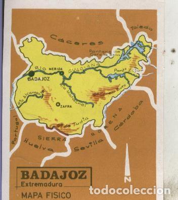 Collectionnisme sportif: Cromos: Las provincias de Espa&ntilde;a numero 024: Badajoz - Varios
