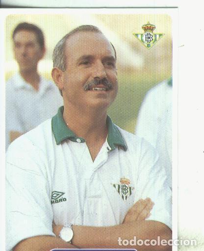Coleccionismo deportivo: Cromos: Las fichas de la liga 95/96-Betis: Serra (entrenador) - Varios