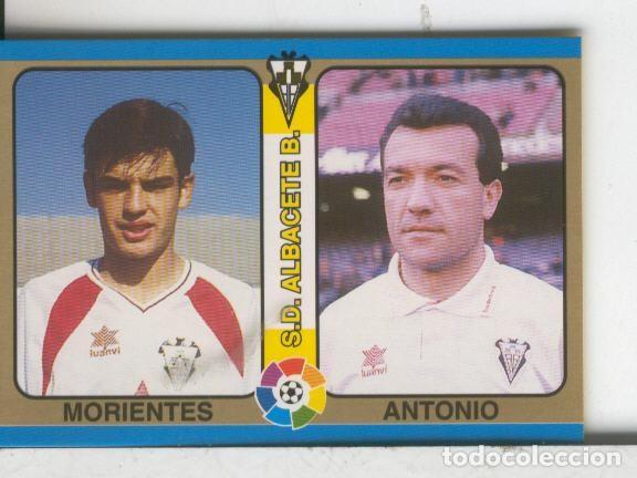 Collectionnisme sportif: Cromos: Futbol Total Liga 95: Albacete: Morientes y Antonio - Varios