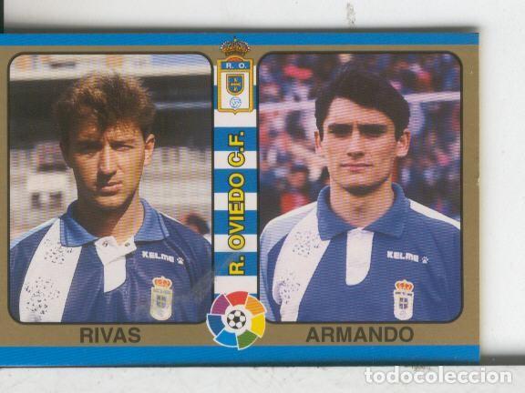 Collectionnisme sportif: Cromos: Futbol Total Liga 95: Real Oviedo: Rivas y Armando - Varios