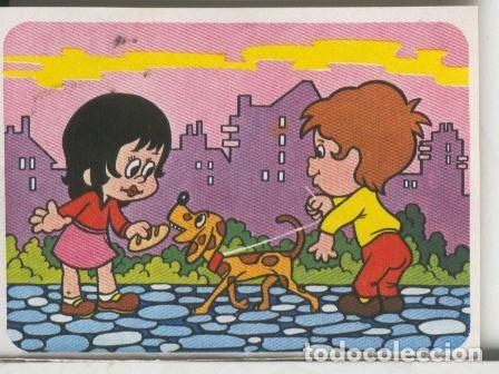 Colecionismo desportivo: Cromos: Juego de refranes numero 17: Quien da a perro ajeno, pierde el pan y pierde el perro - Vario
