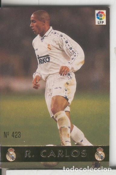 Sammelleidenschaft Sport: Cromos: Liga 1996/97 numero 423: Roberto Carlos del Real Madrid - Varios