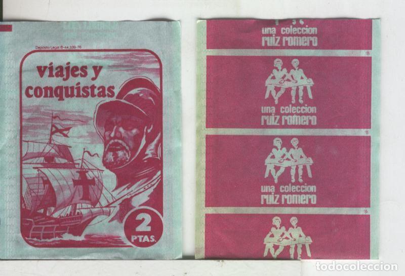 Coleccionismo deportivo: Cromos: Viajes y Conquistas sobre vacio - Varios