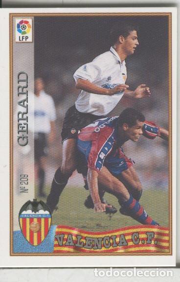 Collezionismo sportivo: Cromos: Las Fichas de la liga 97-98: C.F.Valencia numero 209: Gerard - Varios