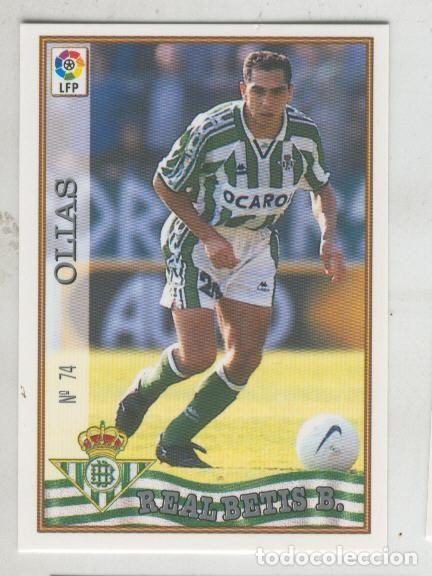 Sports collectibles: Cromo Liga 97/98: Betis numero 74: Olias - Varios