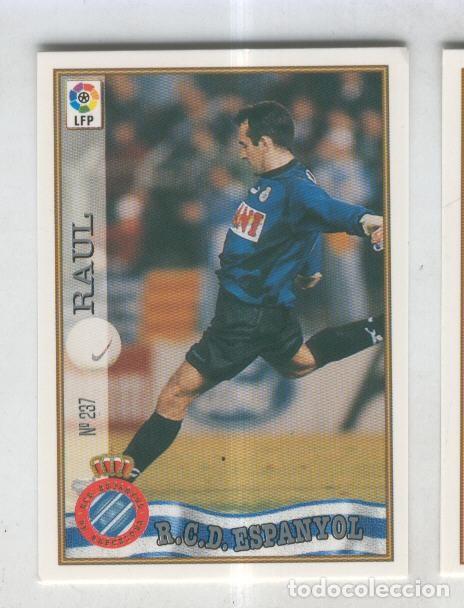 Sports collectibles: Cromo Liga 97/98: R.C.D.Espanyol numero 237: Raul - Varios