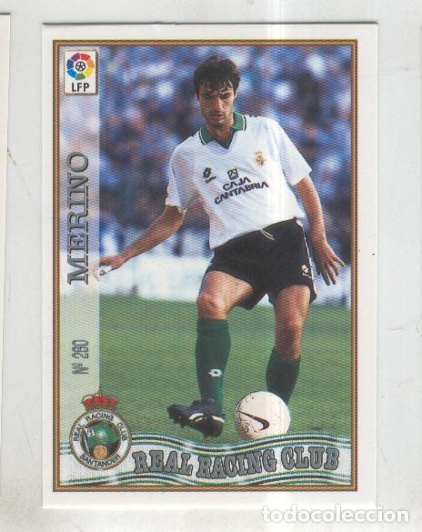 Sports collectibles: Cromo Liga 97/98: Real Racing Club numero 260: Merino - Varios