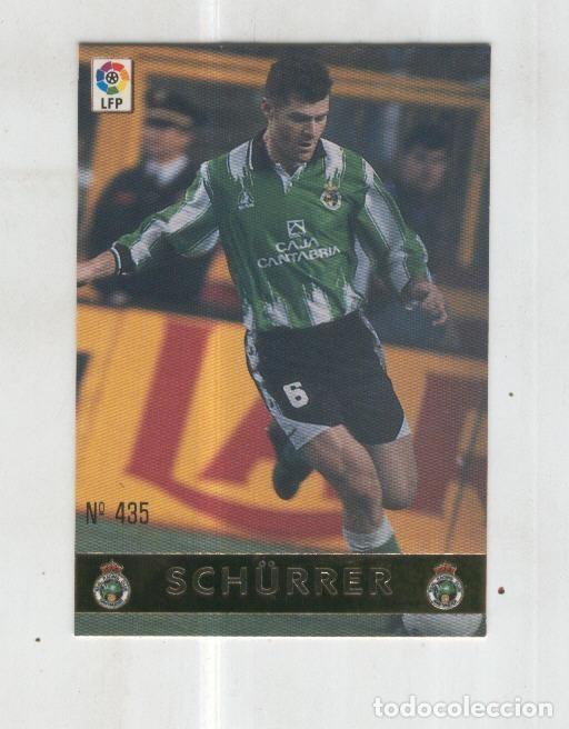 Sports collectibles: Cromo Liga 97/98: Real Racing Club numero 435: Schurrer - Varios