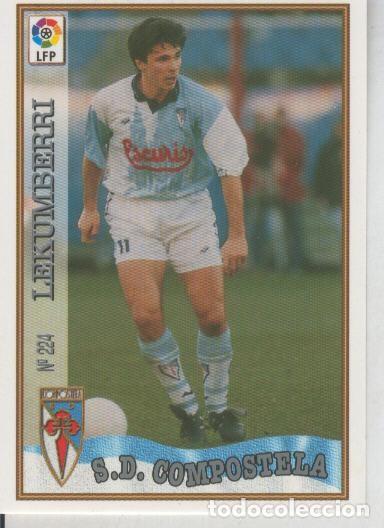 Coleccionismo deportivo: Cromo Liga 97/98: S.D.Compostela numero 224: Lekumberri - Varios