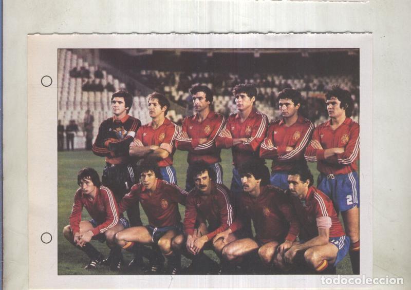 Collezionismo sportivo: Estrellas del Mundial 82 numero 058: Seleccion de Espa&ntilde;a - Varios