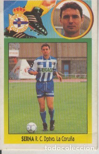 Colecionismo desportivo: Cromo Liga 93/94: Serna del R.C.Dptvo La Coru&ntilde;a - Varios