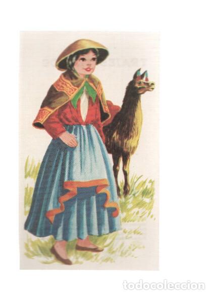 Sports collectibles: Cromos: Trajes tipicos de todo el mundo numero 042: Peru - Varios