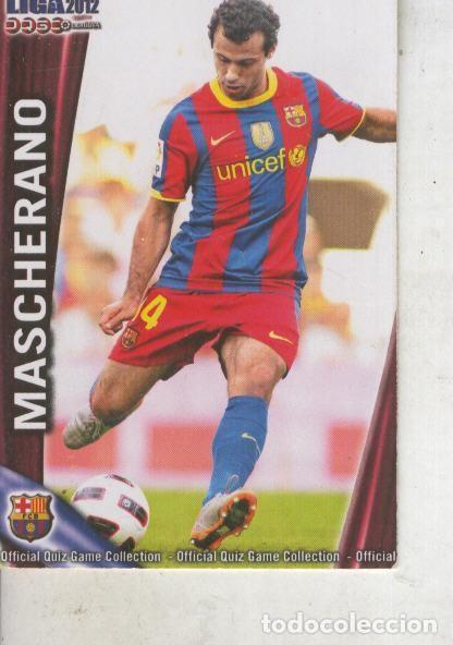 Colecionismo desportivo: Cromo Liga 2012: Mascherano de Bar&ccedil;a - Varios