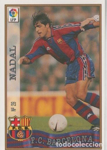 Sammelleidenschaft Sport: Cromo Liga 97/98: F.C.Barcelona numero 029: Nadal - Varios
